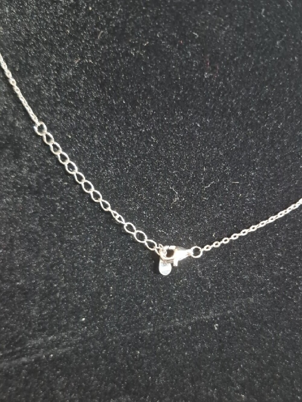 Moissante Emerald Cut 925 Pendant Necklace - Picture 3 of 5